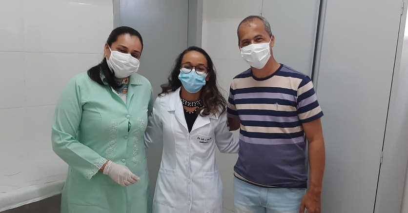 Camacã: Prefeito Paulo do Gás faz recepção a nova médica do PSF Euvaldo Maia
